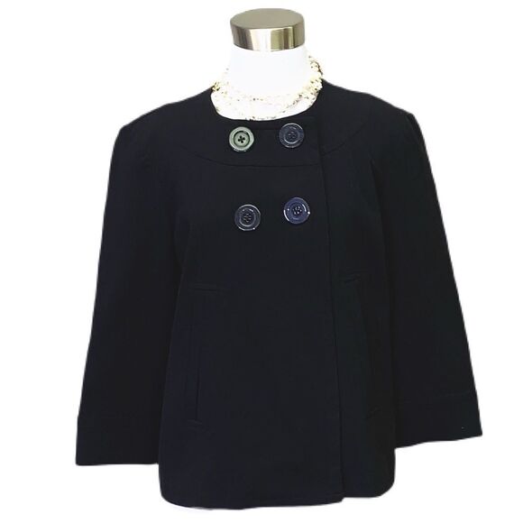 Larry Levine crop swing coat - Picture 1 of 5